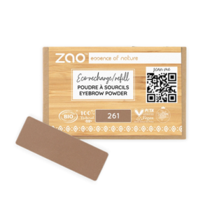 261 Ash Blond Eyebrow Powder Refill Rectangle, ZAO