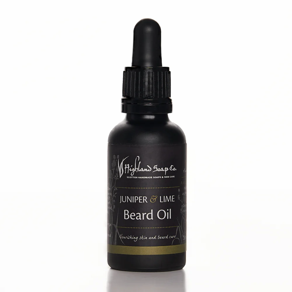 Skjeggolje Einebær & Lime 30ml ~Highland