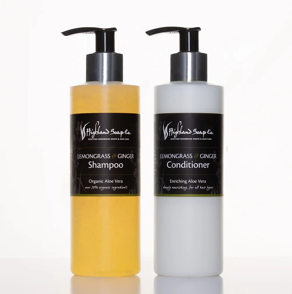 DUO Shampo og Balsam Sitrongress og Ingefær sett ~ Highland