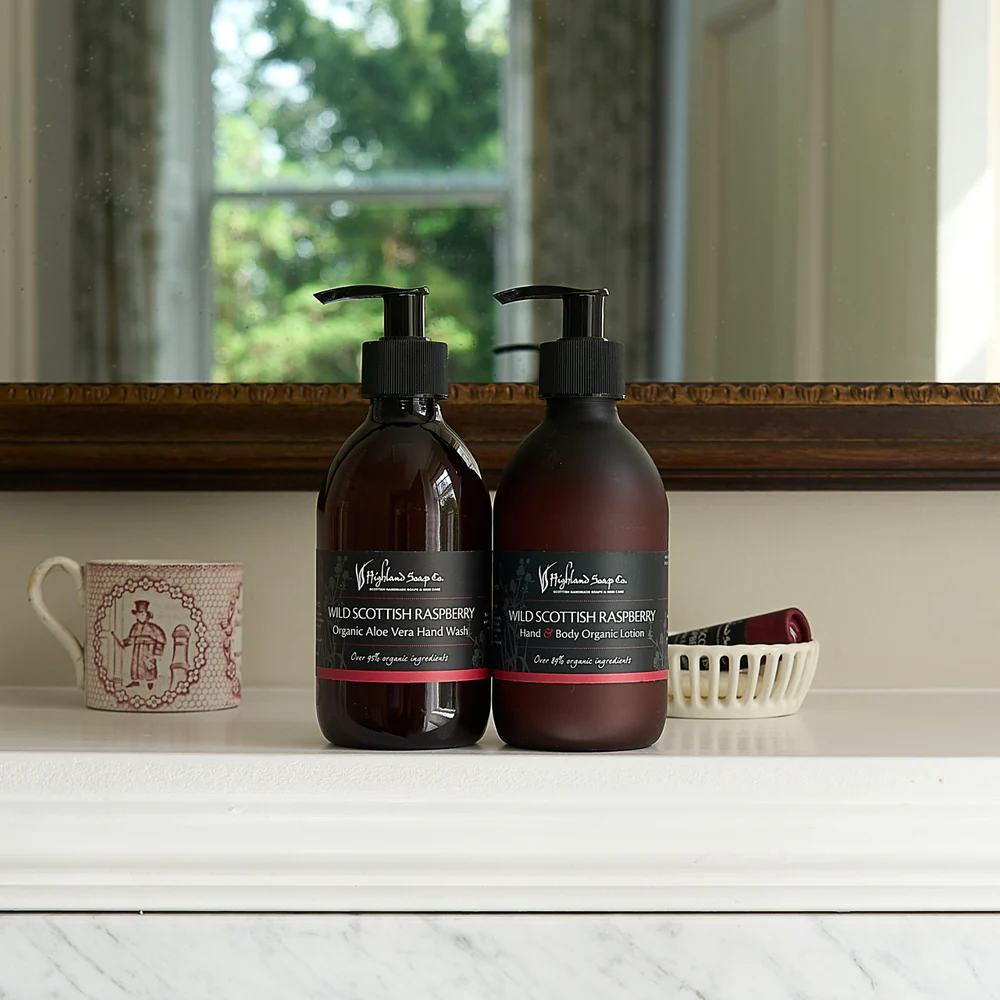 DUO Villbringebær Håndsåpe & Bodylotion 2*300 ml~Highland